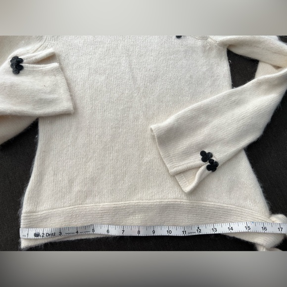 CANYON RIVER BLUES SILK ANGORA SWEATER SIDE TIE EUC SIZE Junior Large 11-13 - Picture 4 of 6